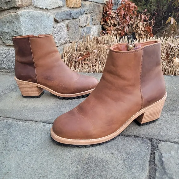Portland  leather  Patina ankle boots