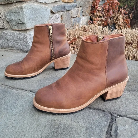 Portland  leather  Patina ankle boots