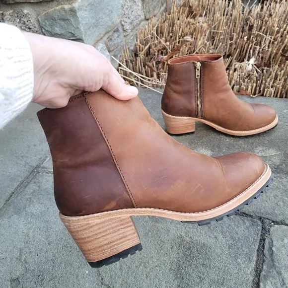 Portland  leather  Patina ankle boots