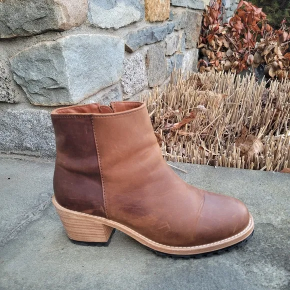 Portland  leather  Patina ankle boots
