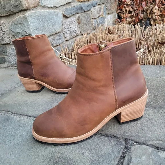 Portland  leather  Patina ankle boots