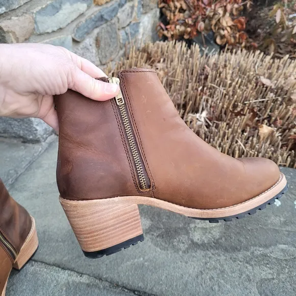 Portland  leather  Patina ankle boots