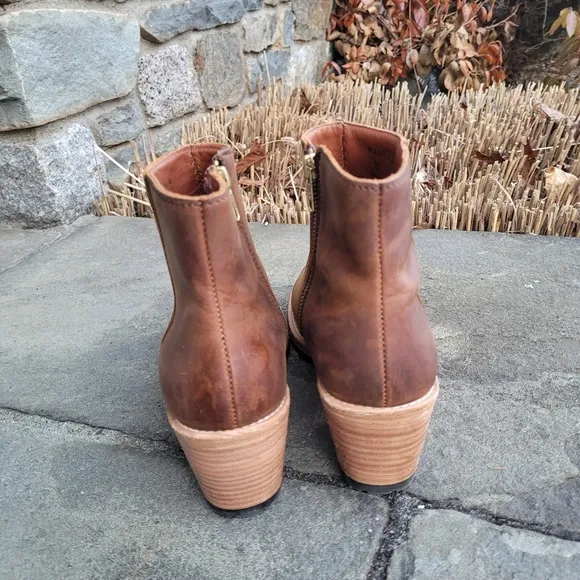 Portland  leather  Patina ankle boots