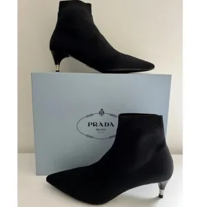 Prada Sock Ankle Boots
