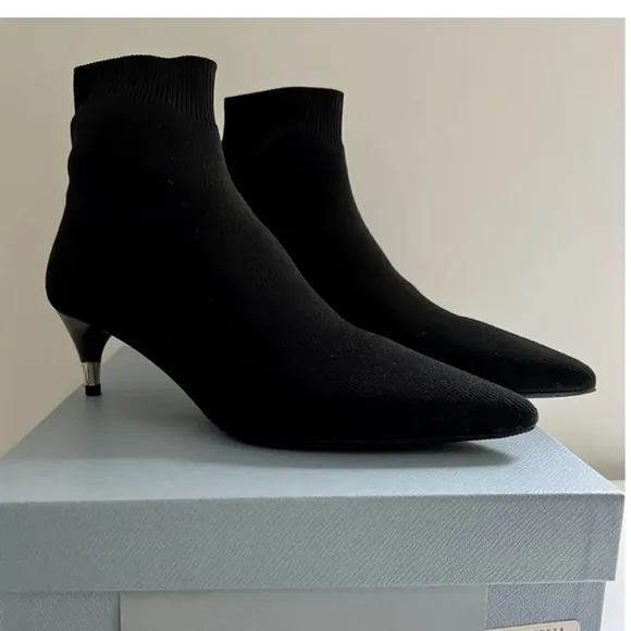 Prada Sock Ankle Boots