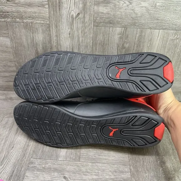 Puma for Scuderia Ferrari Mens size 13 Black Red Casual Shoes