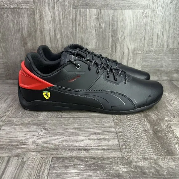 Puma for Scuderia Ferrari Mens size 13 Black Red Casual Shoes