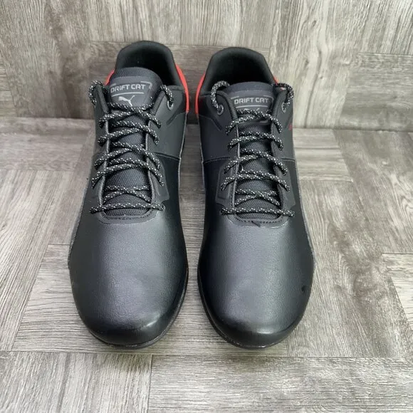 Puma for Scuderia Ferrari Mens size 13 Black Red Casual Shoes