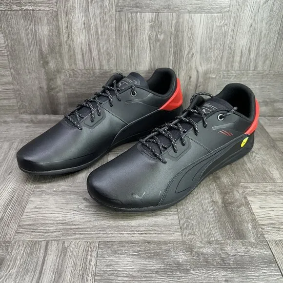 Puma for Scuderia Ferrari Mens size 13 Black Red Casual Shoes