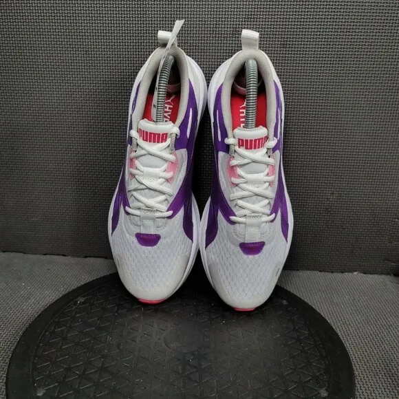 Puma Hybrid Fuego Running Shoes Youth Sz 7 White Purple Athletic Trainers