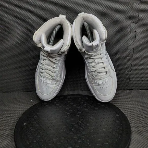 Puma Karmen Rebelle Mid Platform Shoes Youth Sz 6.5 White Sneakers Trainers