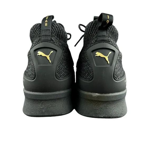 Puma Men's Clyde Court Reform Black Red Basketball Shoes Sizes 10 - 11.5
