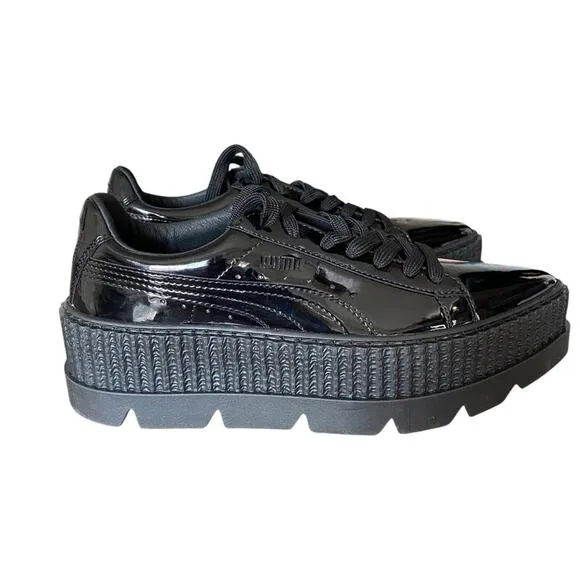 Puma Pointy Creeper Fenty Rihanna Platform Shoes NWOB Black Size 7