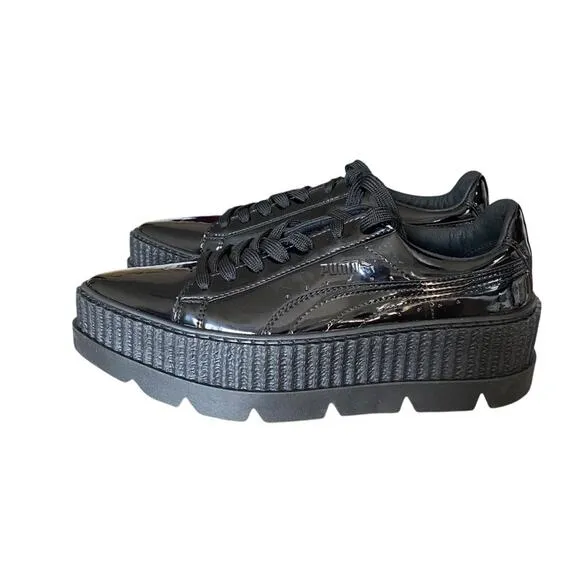 Puma Pointy Creeper Fenty Rihanna Platform Shoes NWOB Black Size 7