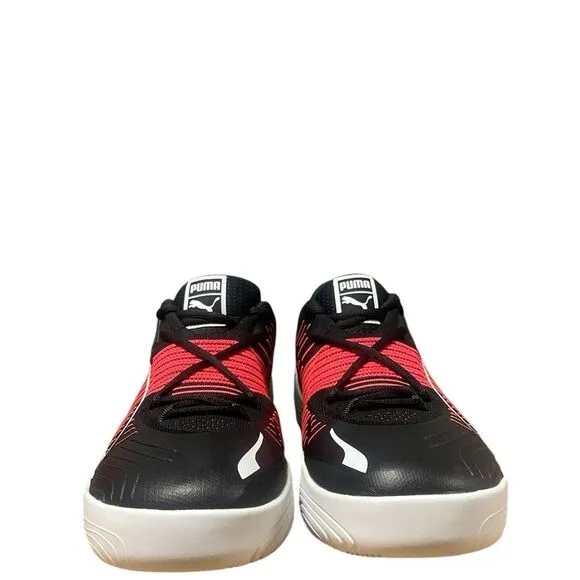 Puma Fusion Nitro Men’s Size 11.5-12 Basketball Shoe Black White Sneaker Trainer