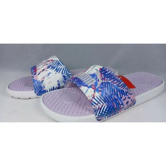 PUMA Women's Size 9 Cool Cat Sport Mauve Daze Slide Purpl/‎ White Sandals  NWT