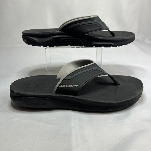 Quiksilver Mathodic Recovery Sandals, Black, Men's 10 M