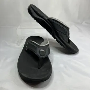 Quiksilver Mathodic Recovery Sandals, Black, Men's 10 M