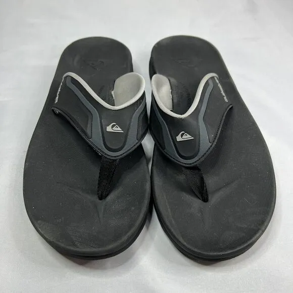 Quiksilver Mathodic Recovery Sandals, Black, Men's 10 M