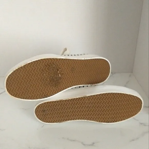 Rag &amp; Bone Army Genuine Leather Perforated Low-Top Sneakers