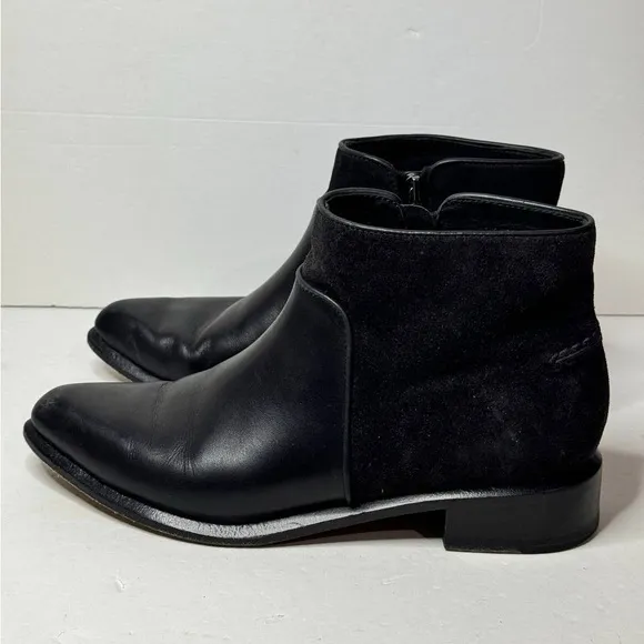 rag &amp; bone Moto Boot Ankle Boots Black Size 38.5 EU Retail $598