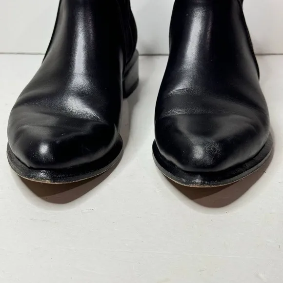 rag &amp; bone Moto Boot Ankle Boots Black Size 38.5 EU Retail $598