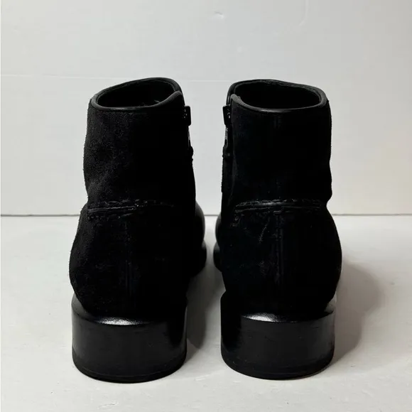 rag &amp; bone Moto Boot Ankle Boots Black Size 38.5 EU Retail $598