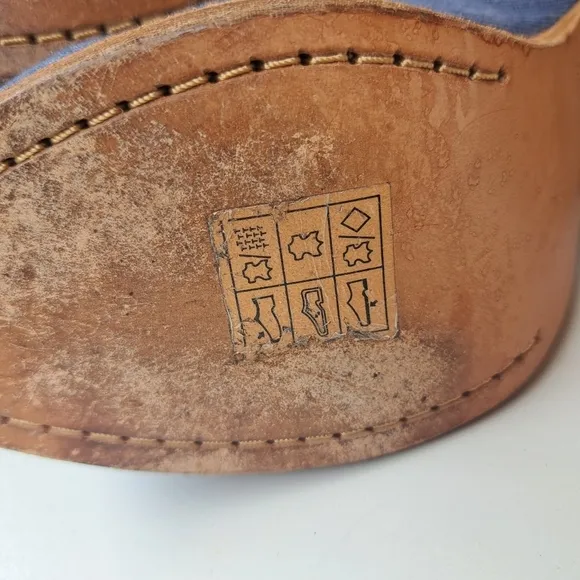 Rag &amp; Bone Newbury Ankle Boots Blue Canvas Blue Denim Size 40 /‎ US 10 cowgirl