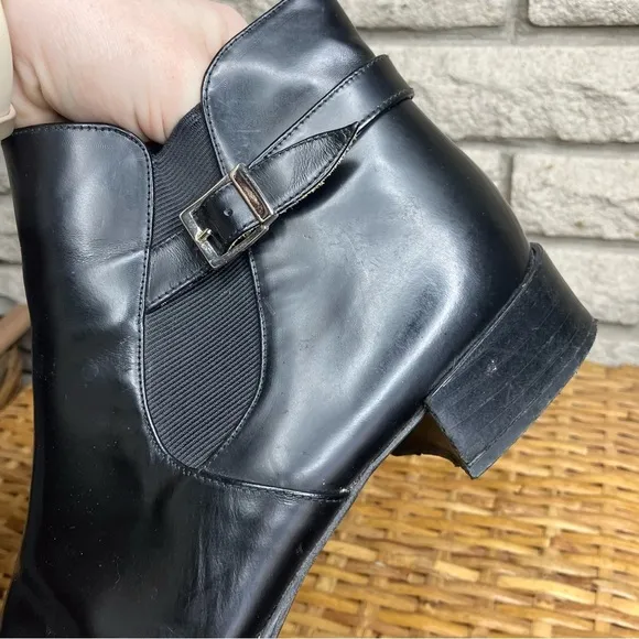 Ralph Lauren Leather Ankle Boot Bootie
