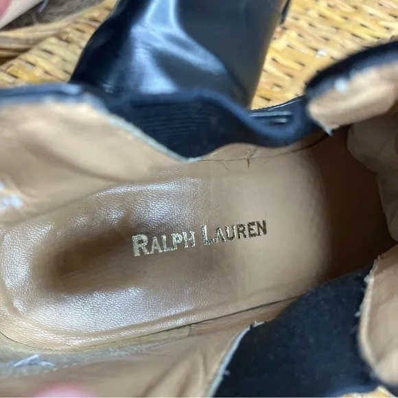 Ralph Lauren Leather Ankle Boot Bootie