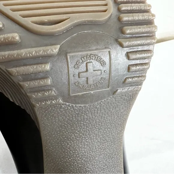 RARE Dr. Martens Nevena Zita Leather Stiletto Ankle Boots Heels Booties 7 EUC