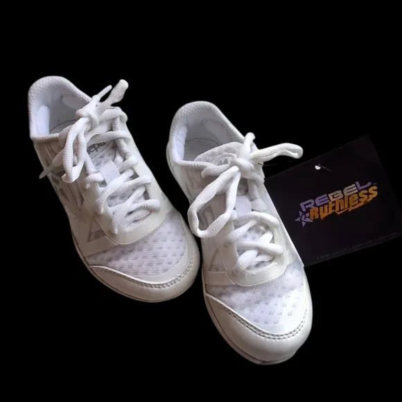 Rebel Ruthless Cheer Athletic Shoes White Youth Size 11