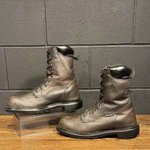 Red Wing 1411 Dynaforce 8” Brown Leather Soft Toe Work Boots Men’s 8 EE
