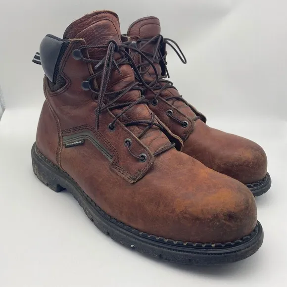 Red Wing 2226 Dyna-Force Made In USA Steel Toe Leather Work Boots Size 13
