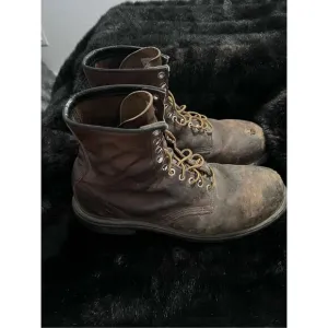 Red Wing 2233 Steel Toe Leather Boots Brown Work Mens Size 13 B