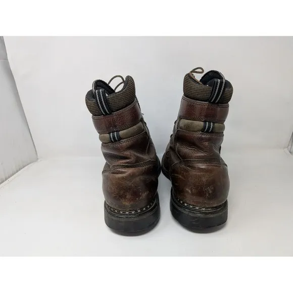 Red Wing 2238 Dyna Force Steel Toe Leather Work Boots Size 12 12B Brown Made USA
