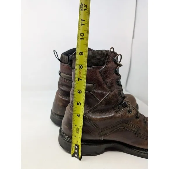 Red Wing 2238 Dyna Force Steel Toe Leather Work Boots Size 12 12B Brown Made USA