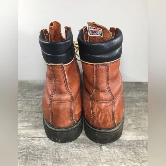 Red Wing 404 SuperSole Rubberneck Leather Work Mens Soft Moc Toe Boots Size 10.5