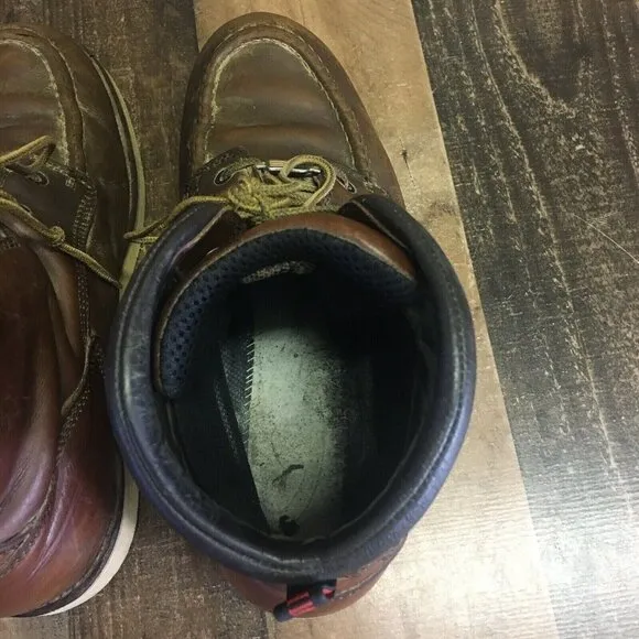 Red Wing 405 Waterproof Moc Toe Work Boots Mens 11.5 D