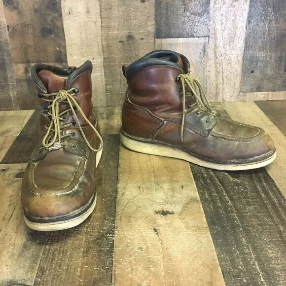 Red Wing 405 Waterproof Moc Toe Work Boots Mens 11.5 D