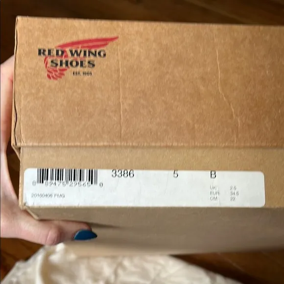 Red Wing Brown Lace Up Boot - The Gloria - NWT - Size 5