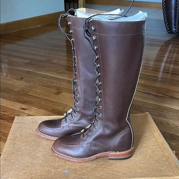 Red Wing Brown Lace Up Boot - The Gloria - NWT - Size 5