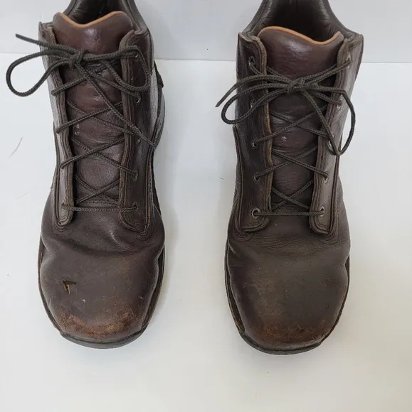 Red Wing Brown Leather Steel Toe Boots Mens Size 13 Work Boots