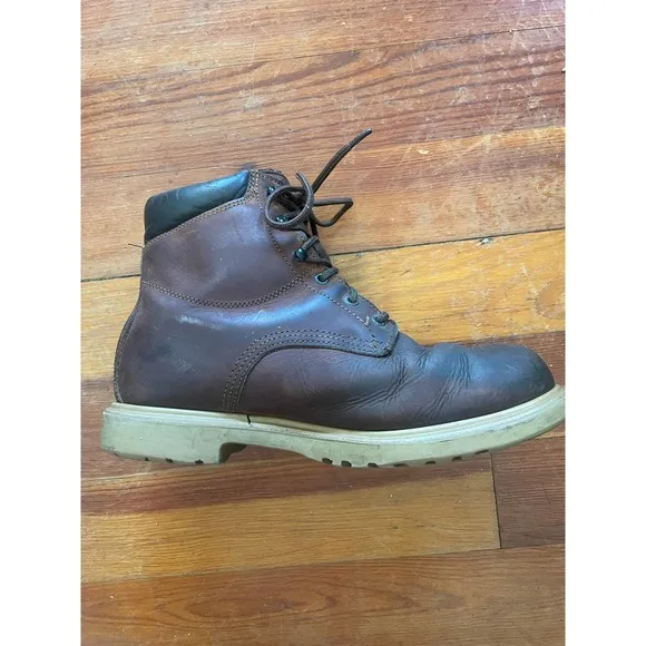 Red Wing Brown Leather Work Boots Size:9.5 E2