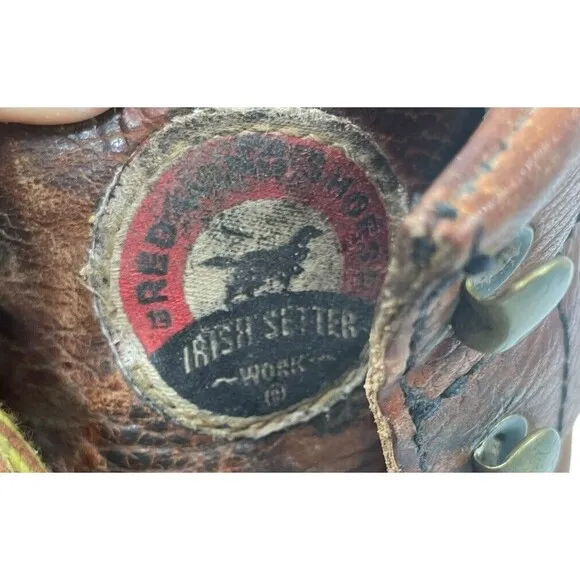 Red Wing Irish Setter ST Waterproof Safety Toe Work Boots Men's Brown 13