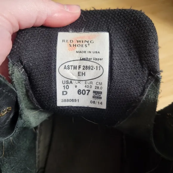 Red Wing Work Boots &quot;Supersole&quot; Soft Toe