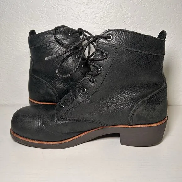 Red Wing Worx 5126 Zinc Chukka Work Safety Boots Steel Toe Black Leather 9.5