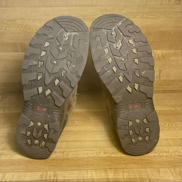 RED WING 6692 Size 9 D Aluminum Toe EH 6&quot; Men’s Work Boots RETAIL $179