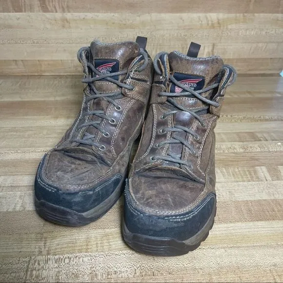 RED WING 6692 Size 9 D Aluminum Toe EH 6&quot; Men’s Work Boots RETAIL $179