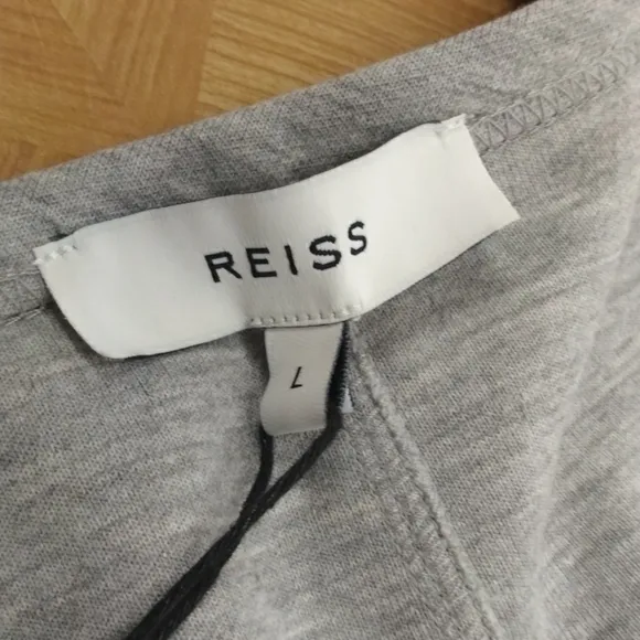 REISS Astrid Ruched Detail Jersey Dress